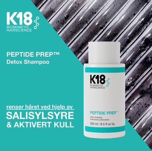K18 prep peptide detox shampo